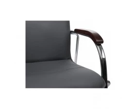 Стул Самба с деревянными подлокотниками SMB-02H Хром гальв. images