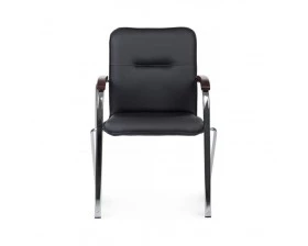 Стул Самба с деревянными подлокотниками SMB-02H Хром гальв. images