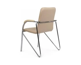 Стул Самба с пластиковыми подлокотниками SMB-03H Хром гальв. images