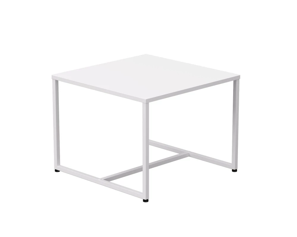 Стол журнальный 604х604х460 Everprof EVO Белый/Белый