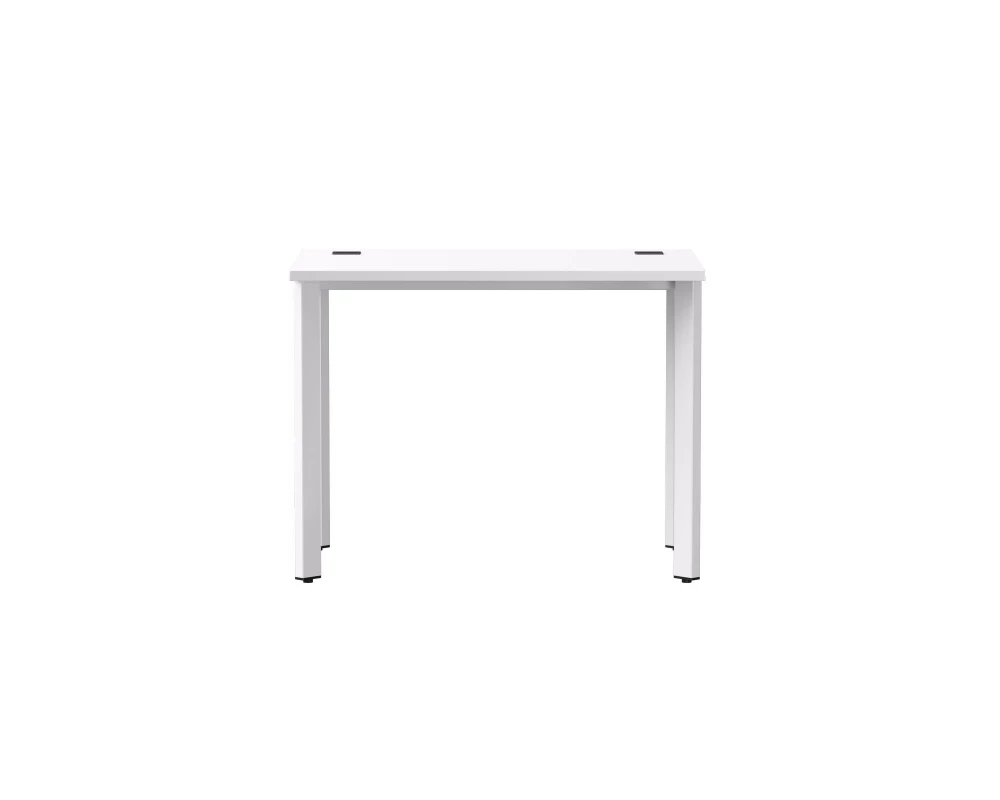 Стол прямой на металлокаркасе 980х670х755 мм опоры 45гр Everprof EVO Белый/Белый