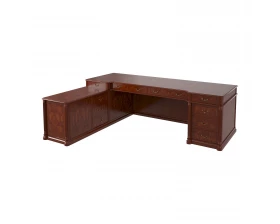 Стол руководителя полуглянцевый, левый 2500х1900х780 Artmoble images