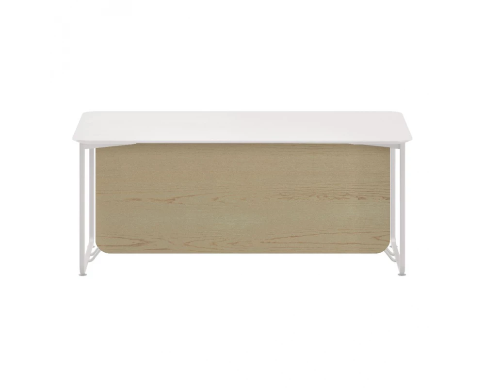 Стол руководителя с передней панелью матовый 1600х625х12 Infinity