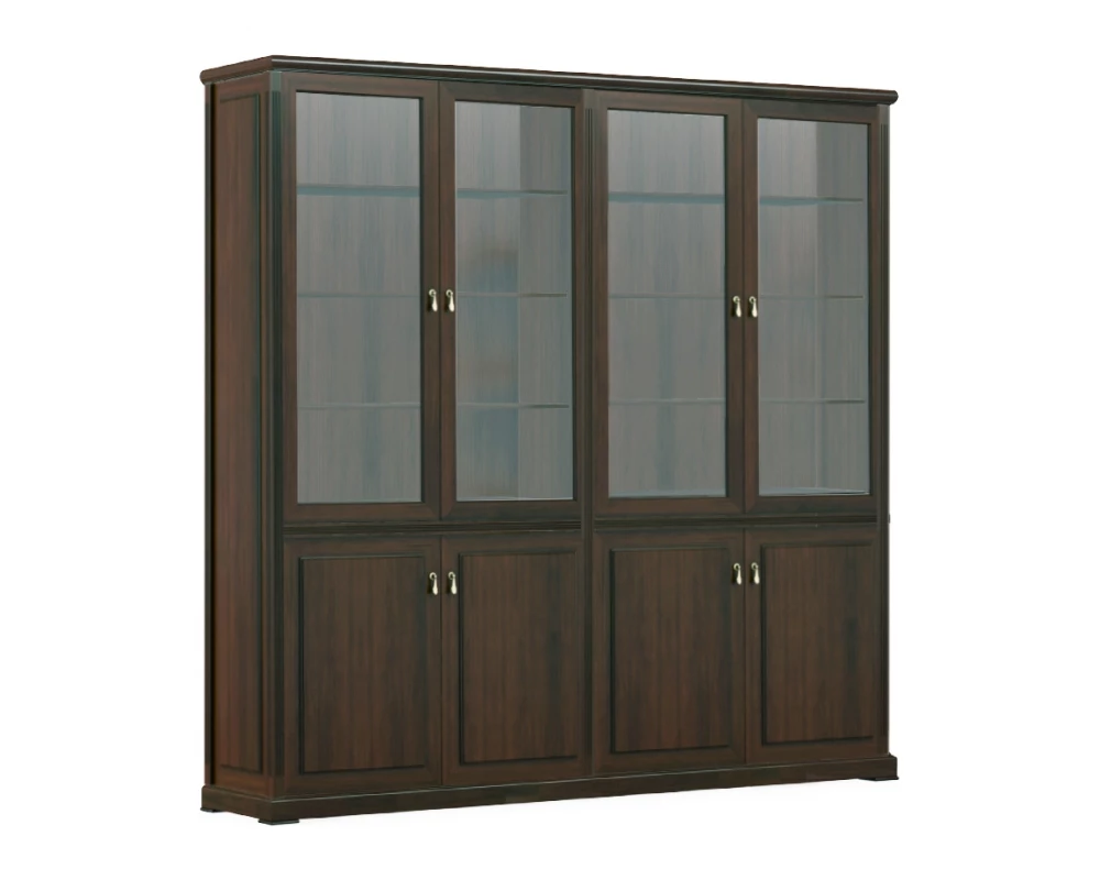 Шкаф для бумаг 4 створки Ministry Орех южный