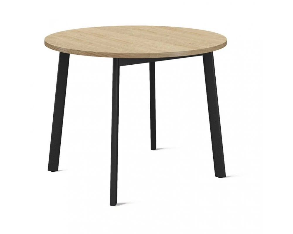 Стол для переговоров 100х100х76 Flex Гикори/Графит