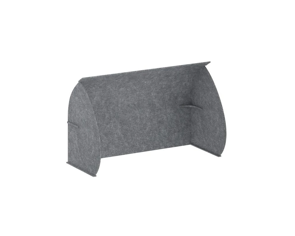 Кабина настольная скругленная на стол VE.KB2-138.7 1380x700x1000 AcustiX