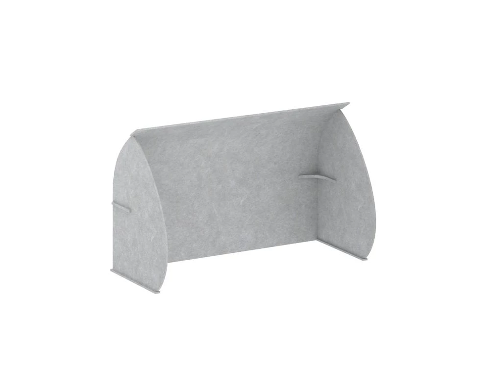 Кабина настольная скругленная на стол VE.KB2-138.7 1380x700x1000 AcustiX