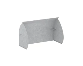 Кабина настольная скругленная на стол VE.KB2-138.7 1380x700x1000 AcustiX images