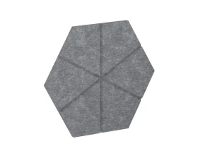 Настенная панель шестигранная (6 лучей) VE.NP-6G6L-200 400x346x12 AcustiX images