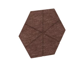 Настенная панель шестигранная (6 лучей) VE.NP-6G6L-300 600x520x12 AcustiX images