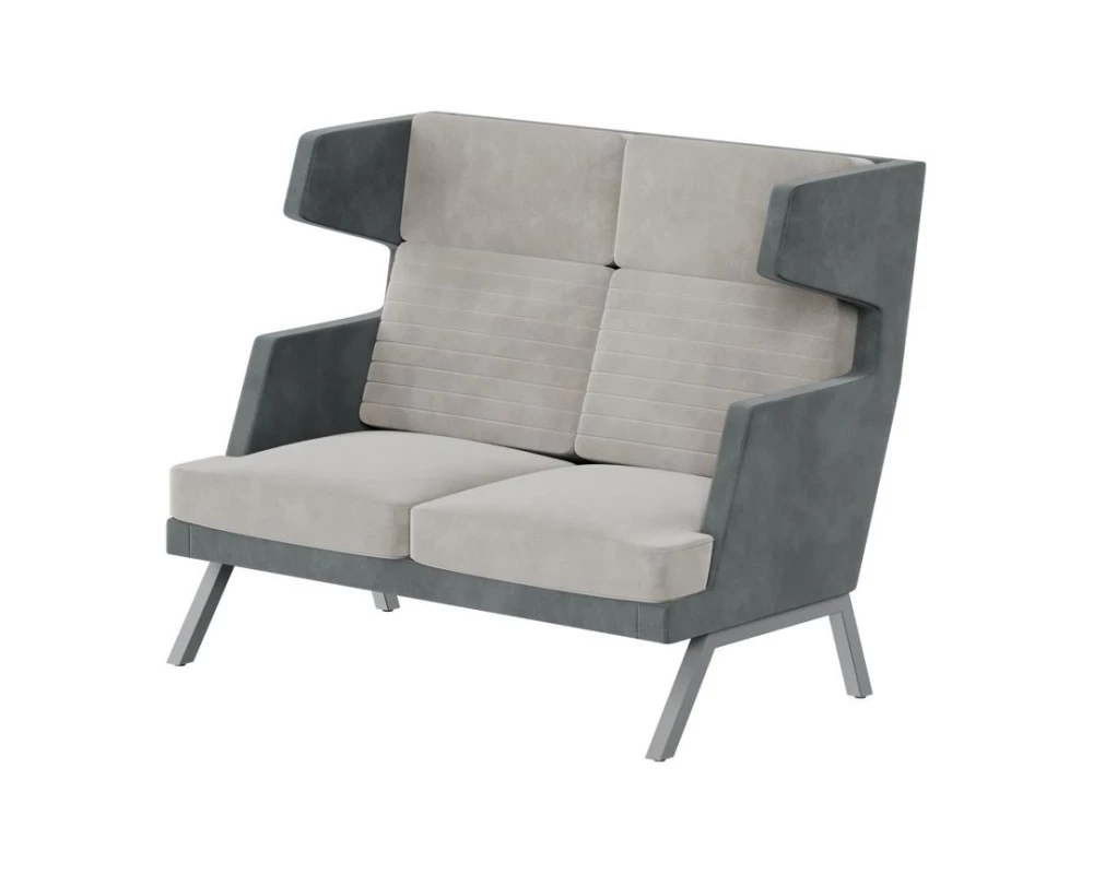 Диван двухместный высокий Aldo