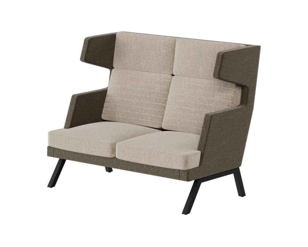 Диван двухместный высокий Aldo