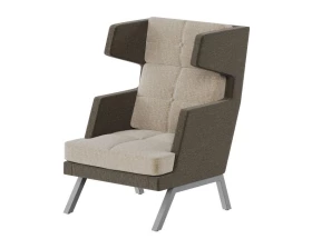 Кресло высокое с декором из пуговиц Aldo images