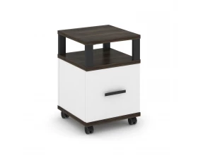 Тумба мобильная 1 распаш. фасад с надставкой CN.TUM-008 B 420x420x615 Concept images