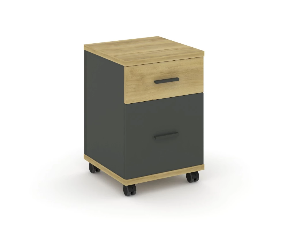 Тумба мобильная 1 ящ. 1 распаш. фасад CN.TUM-009 A 420x420x615 Concept