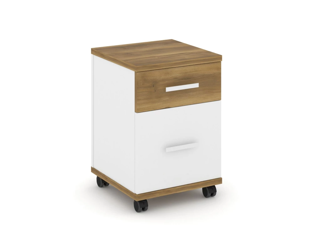 Тумба мобильная 1 ящ. 1 распаш. фасад CN.TUM-009 W 420x420x615 Concept