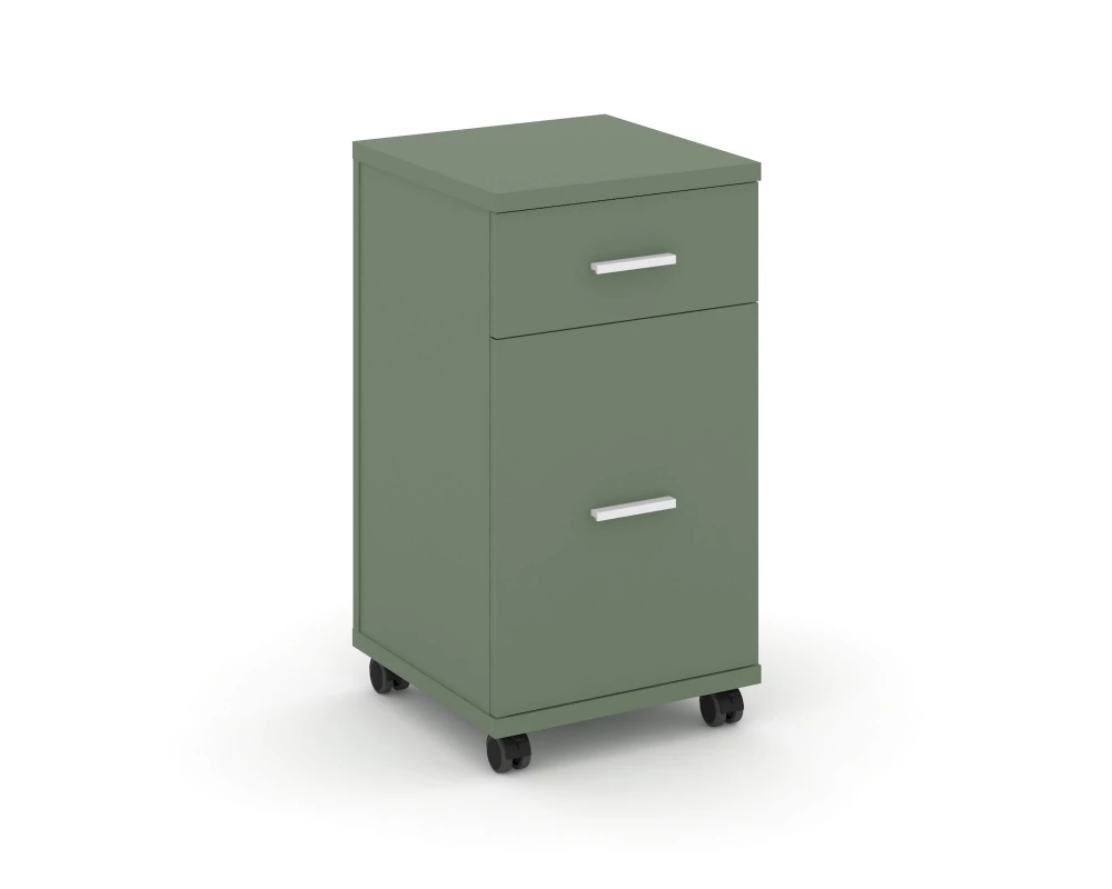 Тумба мобильная 1 ящ. 1 распаш. фасад CN.TUM-011 W 420x420x782 Concept