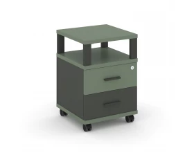 Тумба мобильная 2 ящ. с надставкой CN.TUM-002 A 420x420x615 Concept images