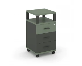 Тумба мобильная 3 ящ. с надставкой CN.TUM-004 A 420x420x782 Concept images