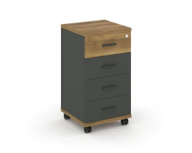 Тумба мобильная 4 ящ. CN.TUM-005 A 420x420x782 Concept images