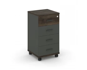 Тумба мобильная 4 ящ. CN.TUM-005 A 420x420x782 Concept images