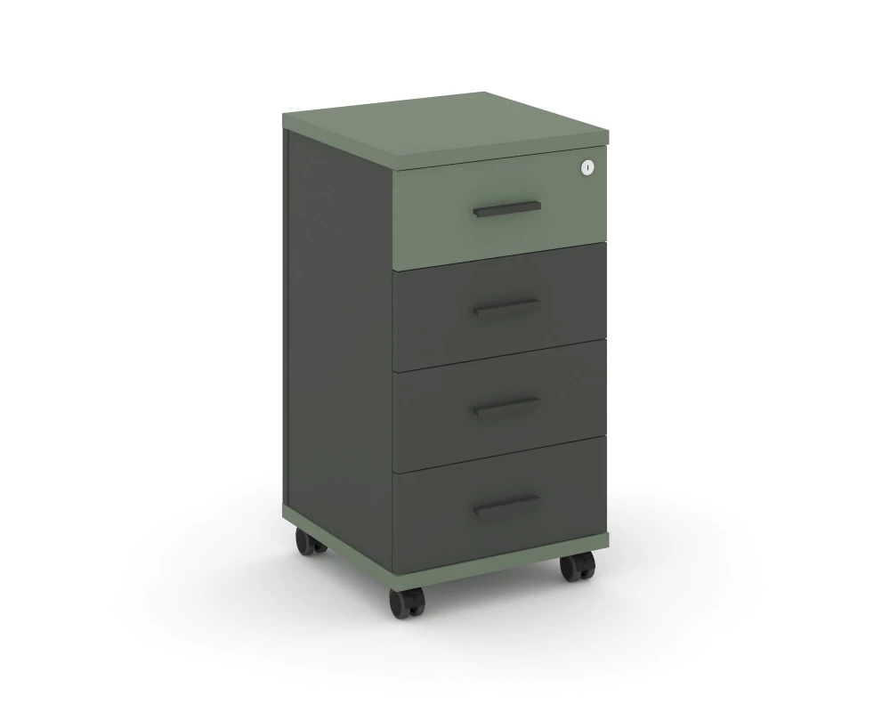 Тумба мобильная 4 ящ. CN.TUM-005 A 420x420x782 Concept