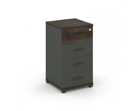 Тумба опорная/приставная 4 ящ. CN.TUO-002 A 420x420x750 Concept images