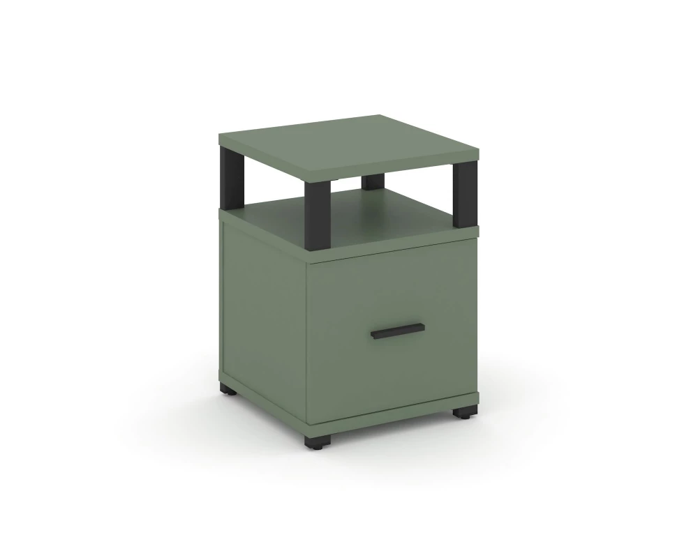 Тумба приставная 1 распаш. фасад с надставкой CN.TUP-005 B 420x420x583 Concept