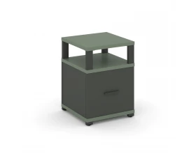 Тумба приставная 1 распаш. фасад с надставкой CN.TUP-005 W 420x420x583 Concept images