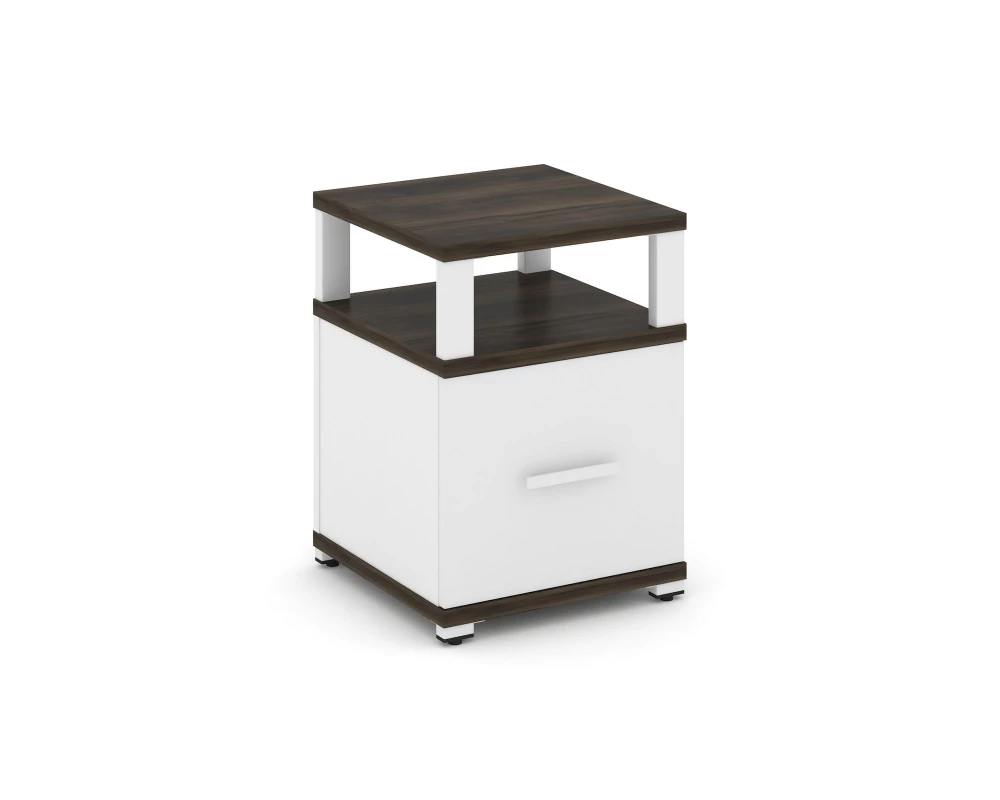 Тумба приставная 1 распаш. фасад с надставкой CN.TUP-005 W 420x420x583 Concept