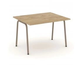 Стол переговорный на круглой трубе 118x98x75 Estetica images