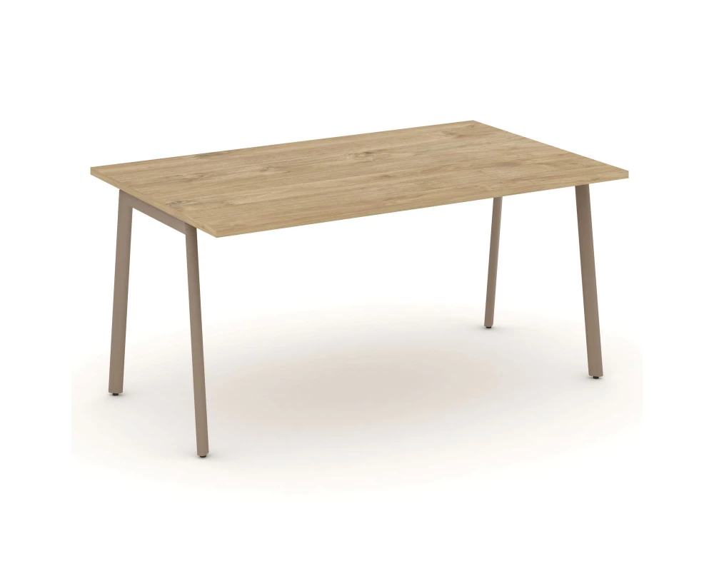 Стол переговорный на плоскоовальной трубе 158x98x75 Estetica