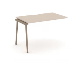 Наборный элемент рабочей станциии с вырезом на плоскоовальной трубе 118x73x75 Estetica images