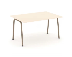 Стол переговорный на круглой трубе 138x98x75 Estetica images