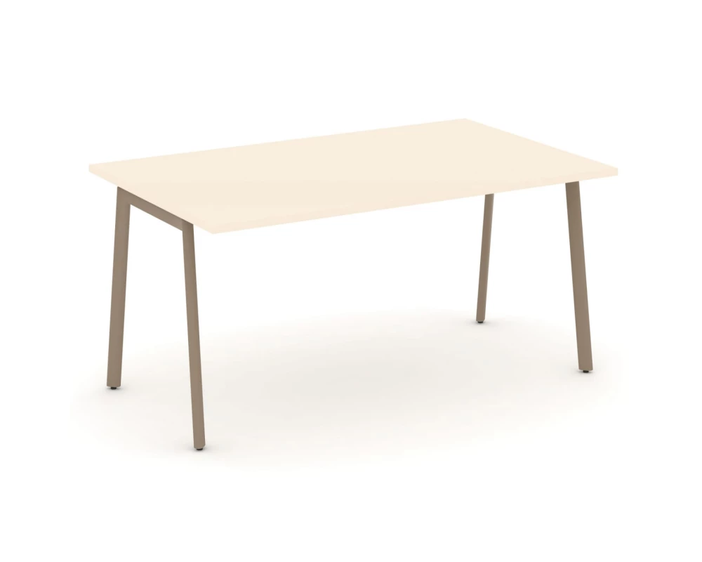 Стол переговорный на плоскоовальной трубе 158x98x75 Estetica