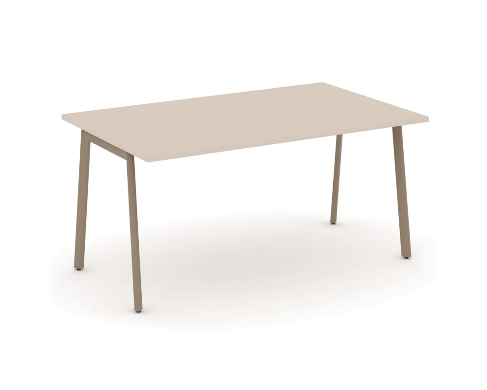 Стол переговорный на плоскоовальной трубе 158x98x75 Estetica