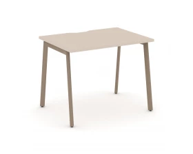 Стол рабочий с вырезом на плоскоовальной трубе 98x73x75 Estetica images