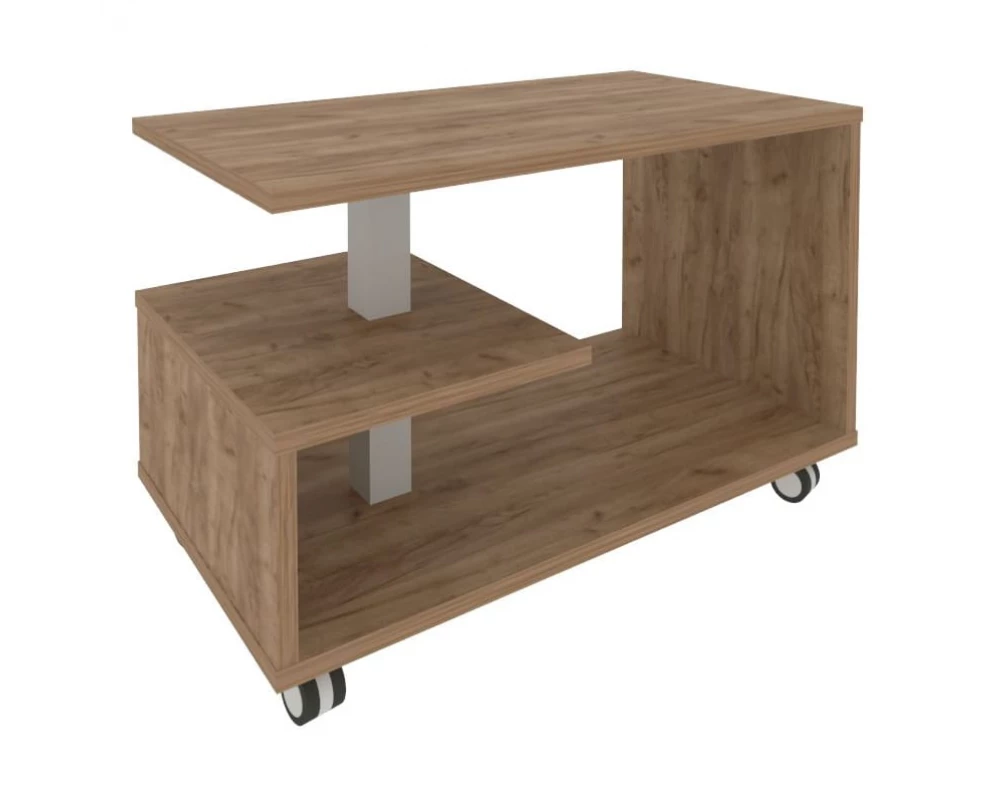 Стол журнальный на колесах First