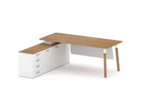 Стол руководителя левый 2000x1798x750 Fresco images