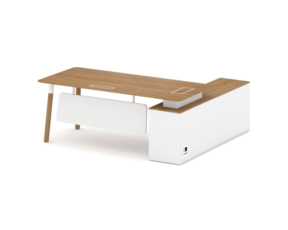 Стол руководителя левый 2000x1798x750 Fresco