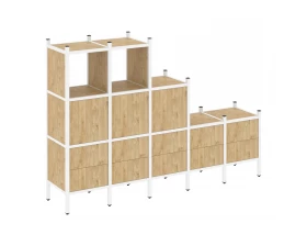 Прямой стеллаж L-19 2110x446x1458 Loft images