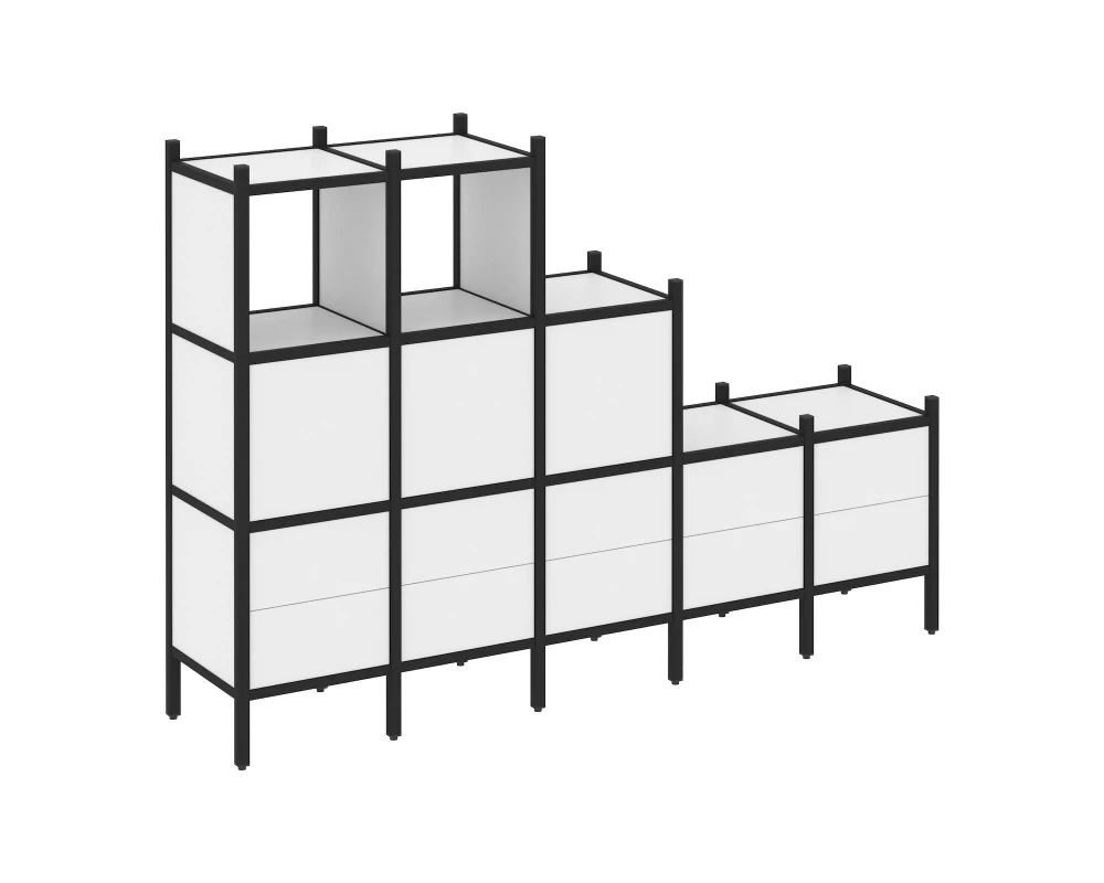 Прямой стеллаж L-19 2110x446x1458 Loft