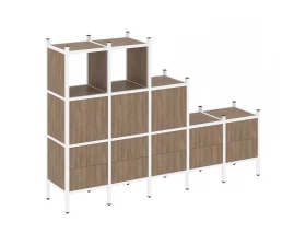 Прямой стеллаж L-19 2110x446x1458 Loft images