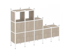 Прямой стеллаж L-19 2110x446x1458 Loft images