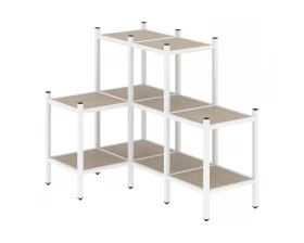 Угловой внутренний стеллаж L-37 862x1278x1047 Loft images