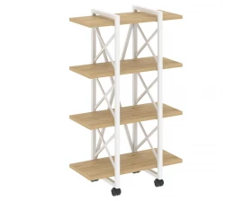 Стеллаж на колесных опорах - 4 полки V 800х400х1334 Loft images