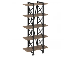 Стеллаж на колесных опорах - 5полок V 800х400х1704 Loft images