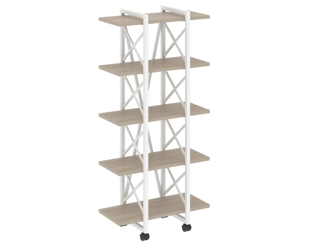 Стеллаж на колесных опорах - 5полок V 800х400х1704 Loft