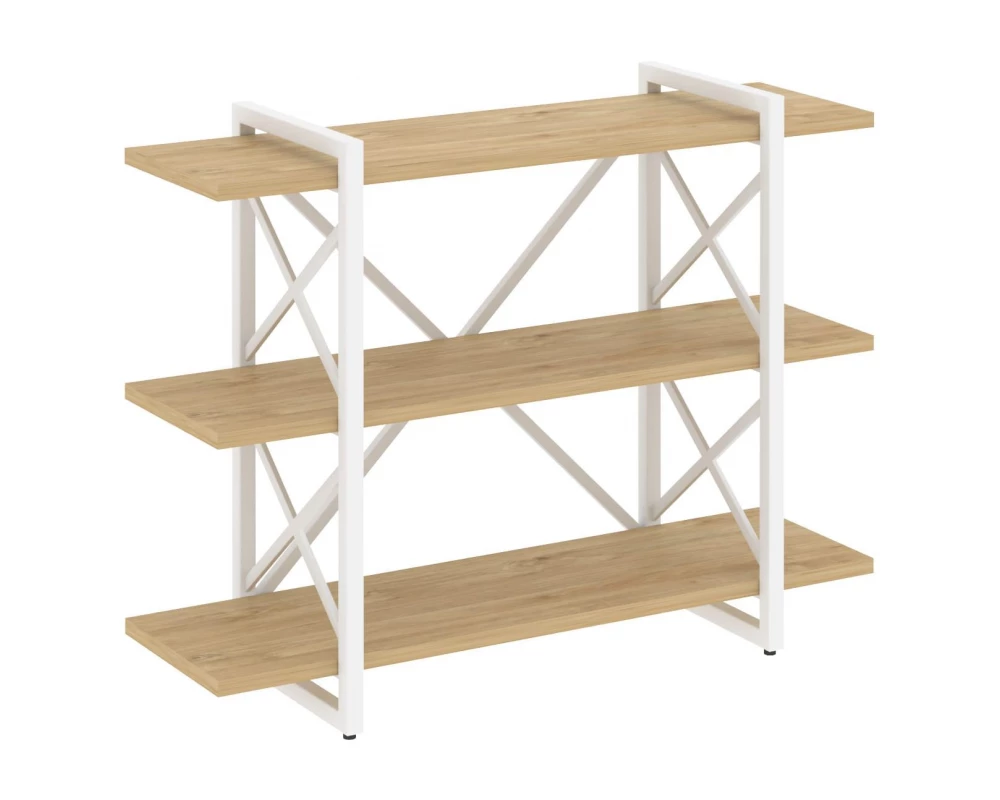 Стеллаж на регулируемых опорах - 3 полки 1200х400х910 Loft