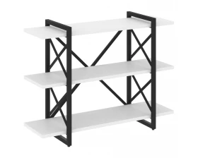 Стеллаж на регулируемых опорах - 3 полки 1200х400х910 Loft images